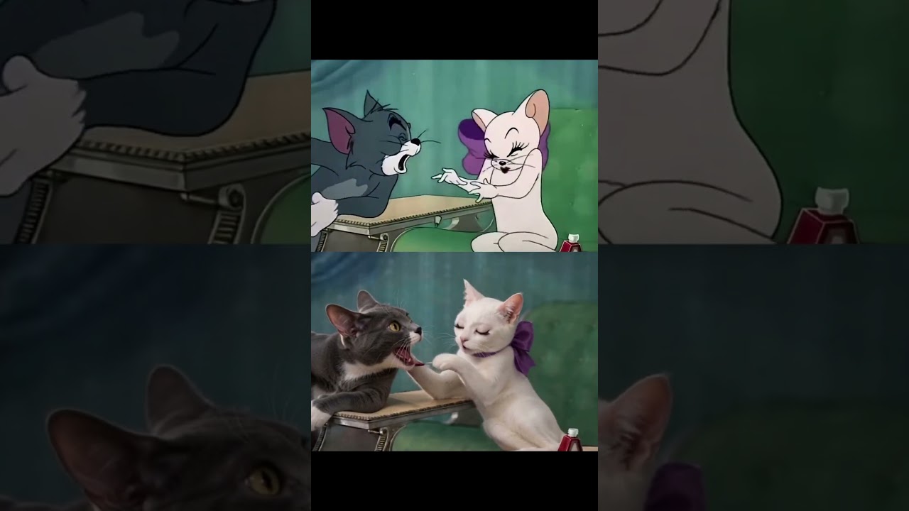 AI可以把任何卡通角色换成真人版 #ai #汤姆和杰瑞 #猫和老鼠