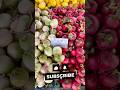 Fresh vegetables and fruits at Alanya Tuesday market #bazaar  #shortvideo #alanya #market #bazaar
