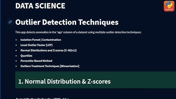 streamlit and python web app how to detect and visualize outliers from data and remove them