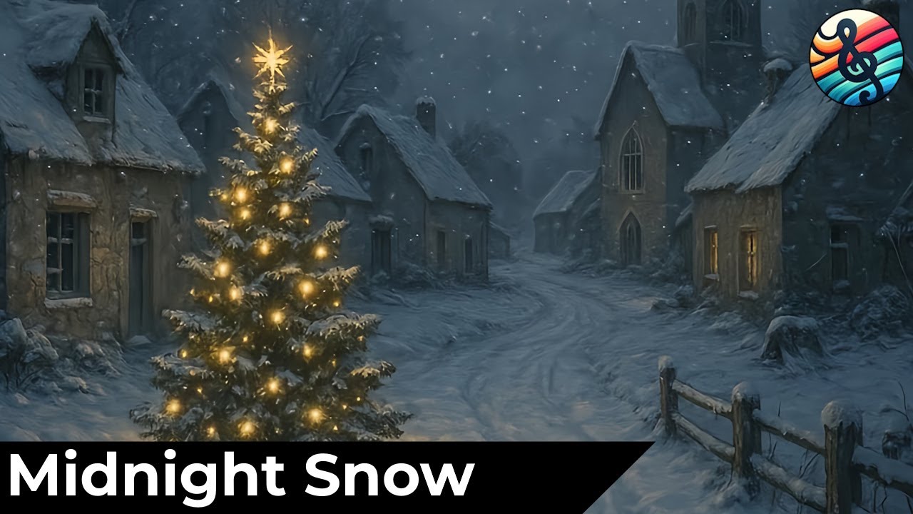 Midnight Snow - No Copyright Calm Christmas Background Music 