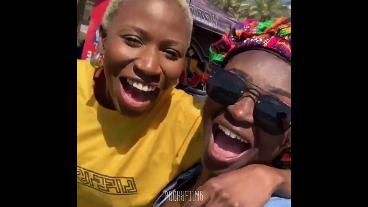 LydRock Bts of Coachella w/ Mr. Eazi