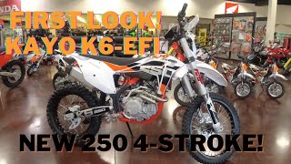 First Look! Kayo K6 EFI 250 4-Stroke Motorcycle Walk-around