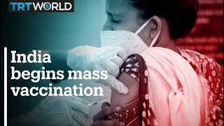 India rolls out world's largest immunisation programme