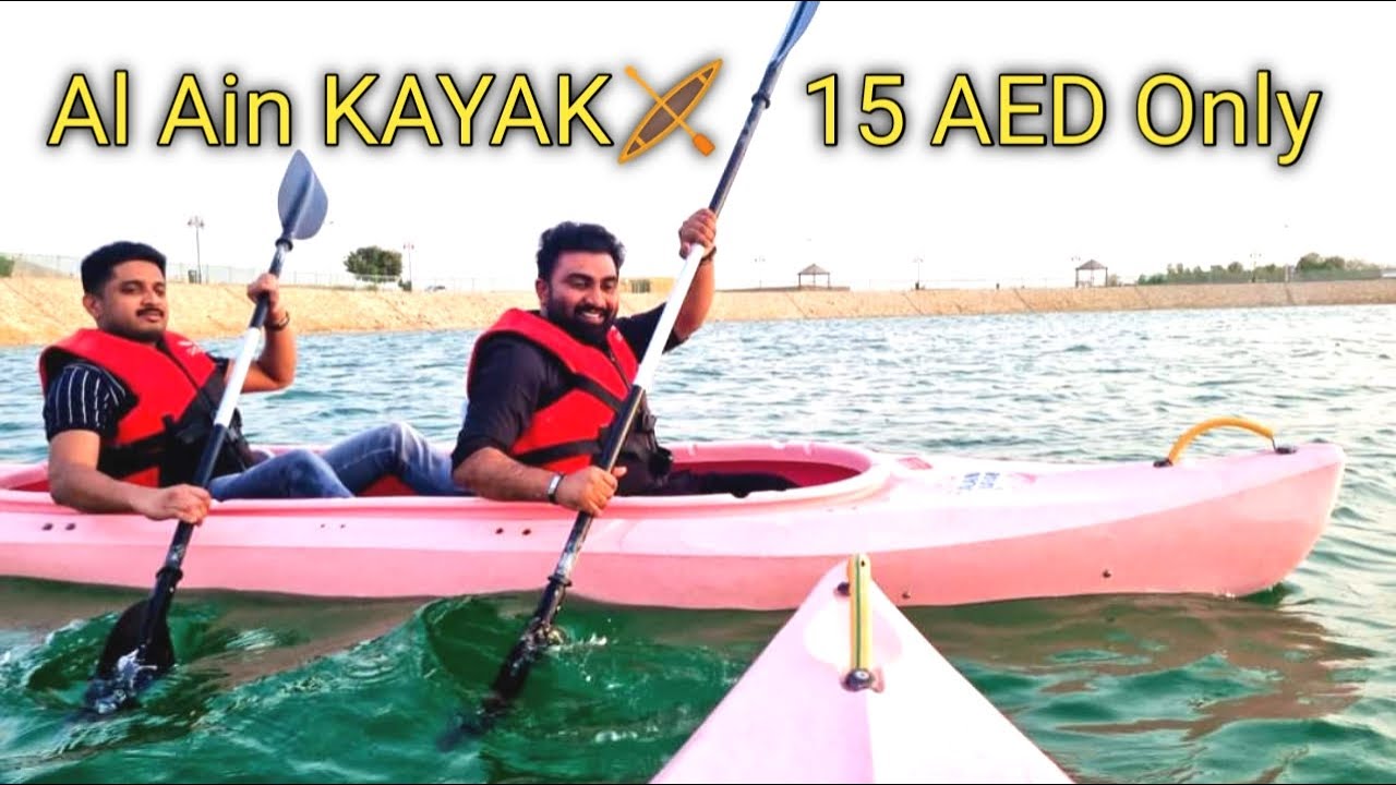 AlAin Kayak//Unlimited kayaking 15 AED//Abudhabi Green Mubazzarah Park