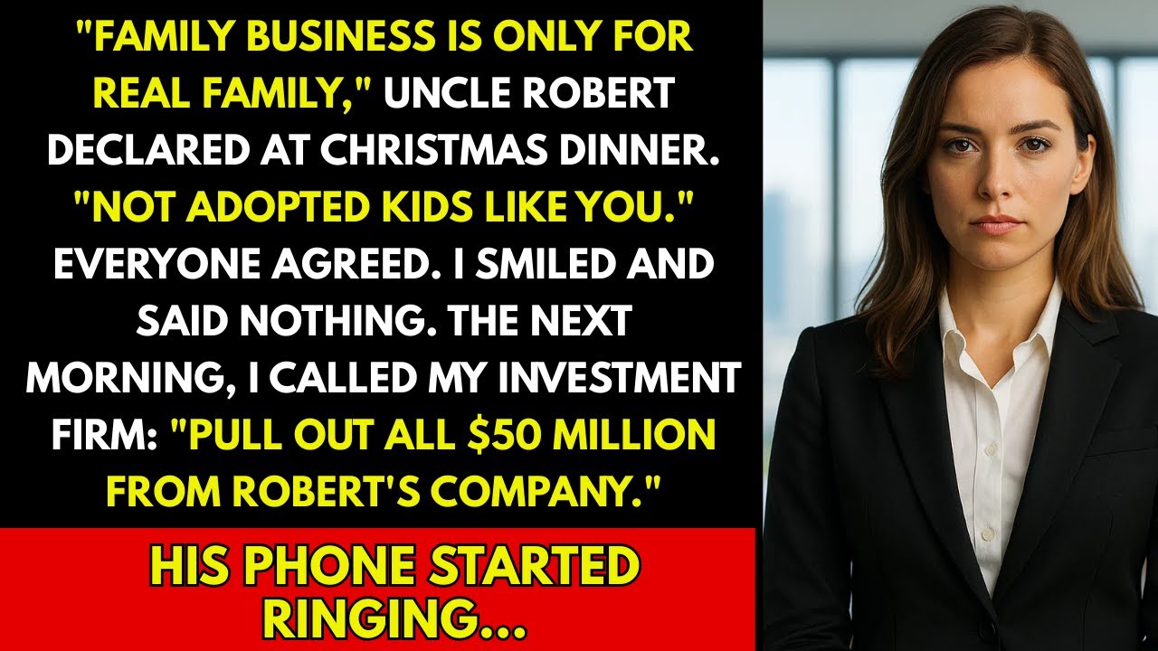At Christmas, My Uncle Said Family Business Is Only for 'Real Family'—I’m His Biggest Investor