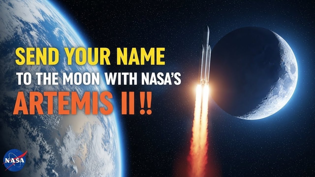 Отправьте своё имя на Луну вместе с миссией НАСА «Артемида II»!