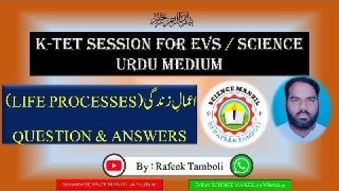 SCIENCE || SESSION.3 || LIFE PROCESSES