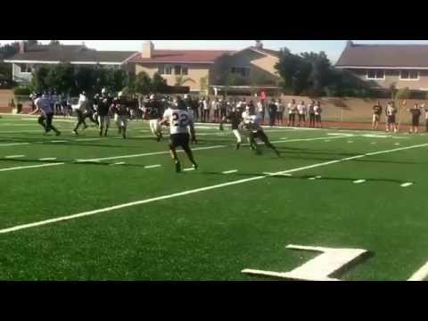 Zubas with a huge  tackle on 3rd down