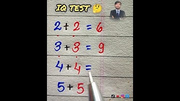IQ TEST 🔥 ONLY FOR GINUS 😱 #unstoapablestudy0111 #maths #mathstricks #iqtest