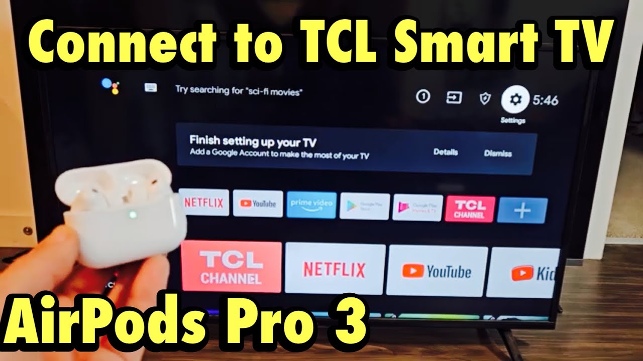 AirPods Pro 3: Connect to TCL Smart TV