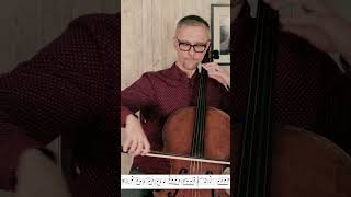 Bach Gavotte Suzuki Cello Book 3 with Sheet Music!  #celloshorts