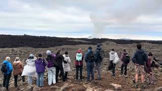 Severe smokiness and gas pollution around the erupting cone! Lava exits the crater via tube 31.07.25