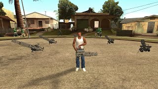 How To Get All Minigun Weapons In Gta San Andreas - (All Locations)