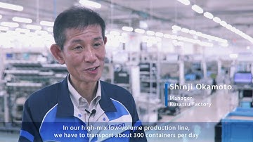 Omron LD mobile robot automated material handling with human machine collaboration