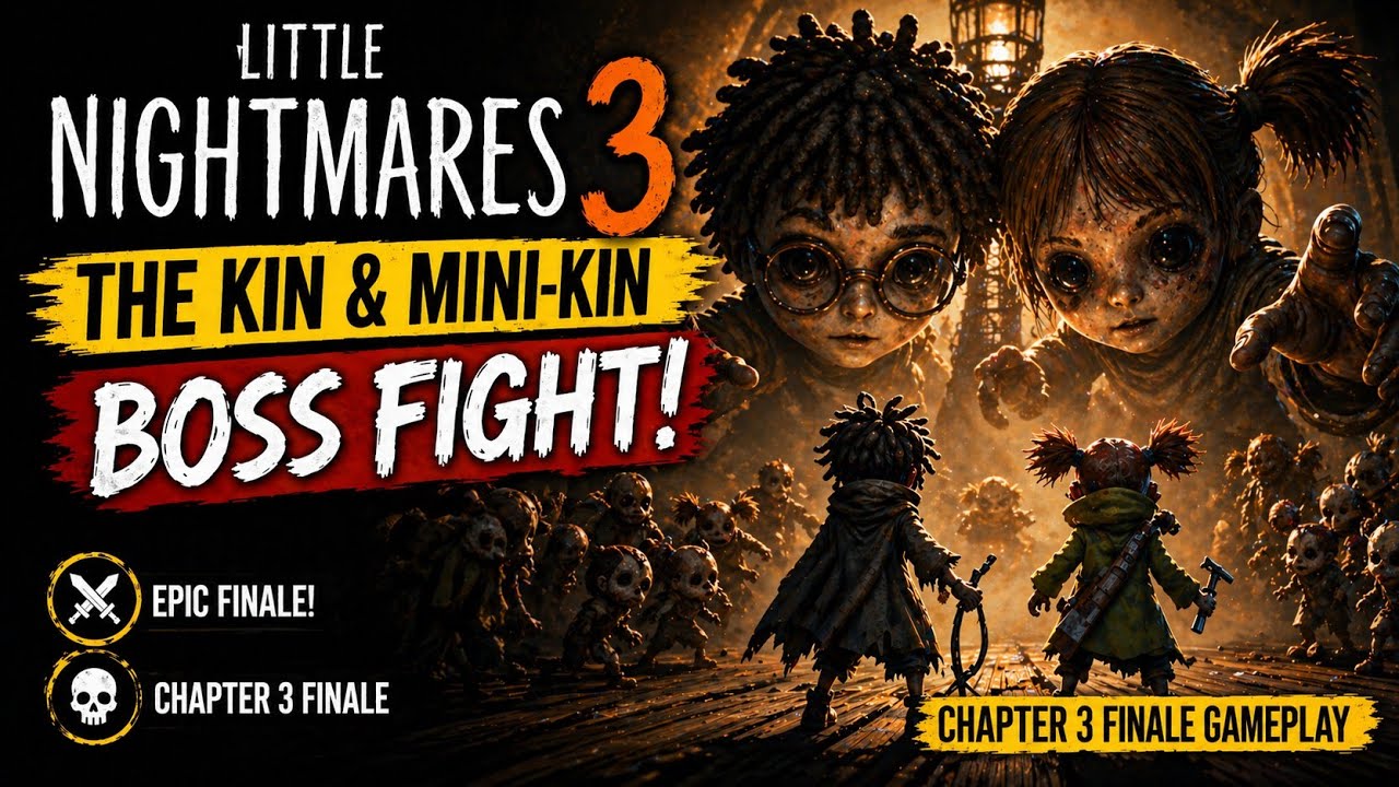 Kin And Mini Kin Shotgun LITTLE NIGHTMARES 3: The Kin & Mini-Kin Boss Fight (Chapter 3 Finale ...