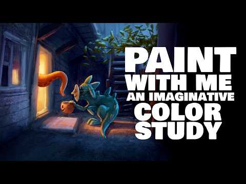 Paint An Imaginative Scene In An Hour
