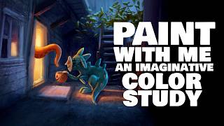 Paint An Imaginative Scene In An Hour