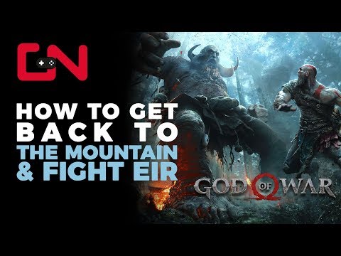 God Of War How To Get Back To Mountain Fight Eir Youtube