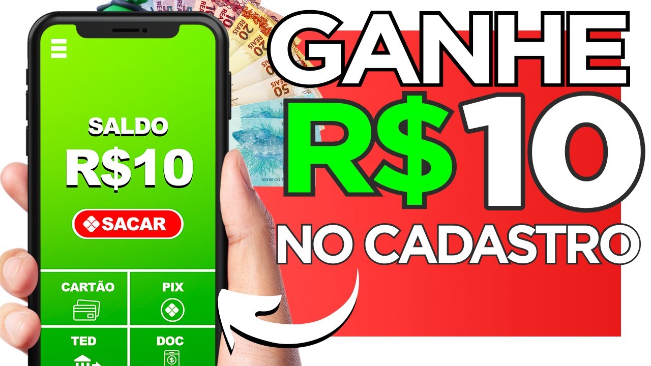 🤑CADASTRE E GANHE R$10 – É SÓ CADASTRAR – CADASTROU GANHOU – APP PAGANDO POR CADASTRO 2022