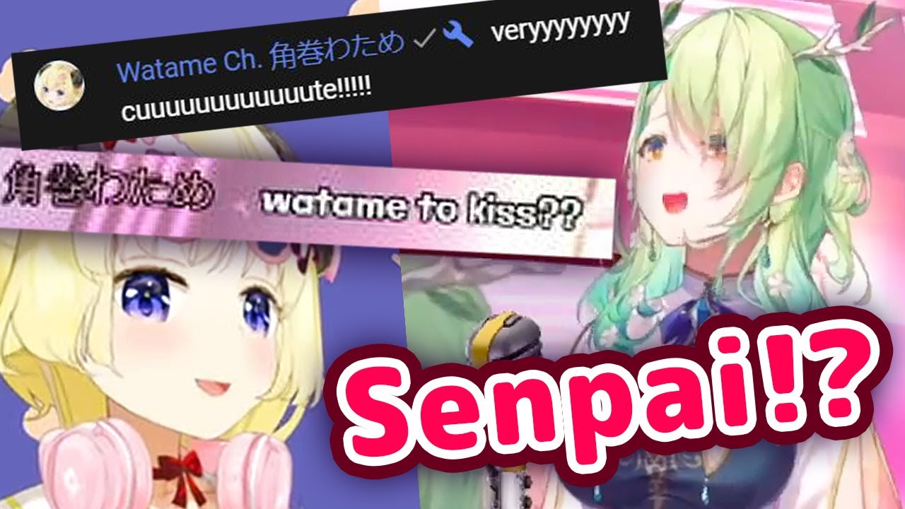 Watame Appears In Fauna's Chat and Asks For A Kiss 【ENG Sub/Hololive】