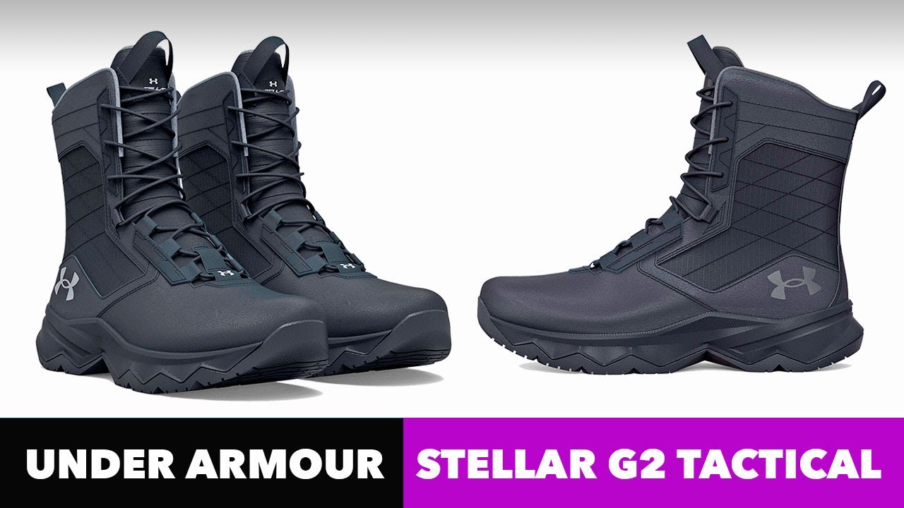 Bota Under Armour Stellar G2 Tactical Boot - YouTube