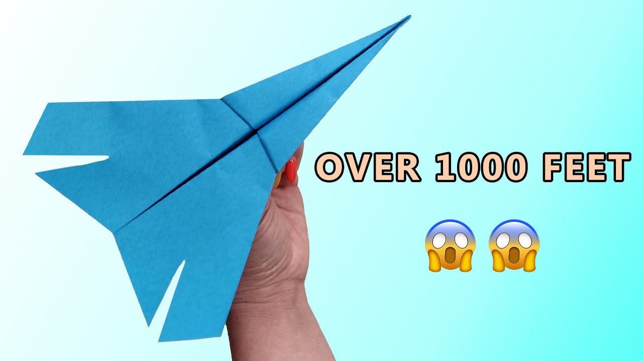 Over 1000 Feet Make A Paper Plane That Fly Far YouTube over-1000-feet-make-a-paper-plane-that-fly-far-youtube