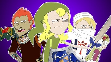 ♪ ZELDA: OCARINA OF TIME SONG - Animation Parody