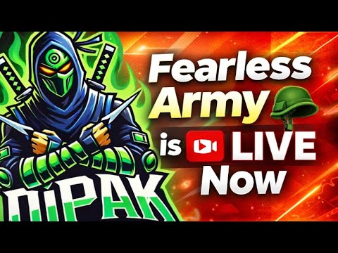 🔥 Fearless Army is Live Now | Intense Gameplay & Clutch Moments 🎮 - YouTube