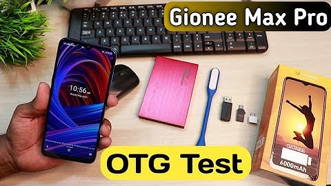 Gionee Max Pro OTG Test || 1TB Hard Drive Support or NOT??