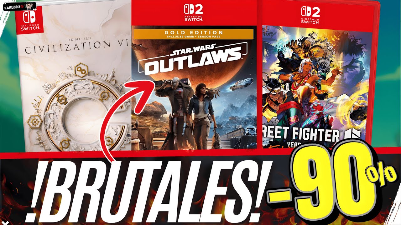 16 INCREDIBLE DEALS for the Switch 1 and 2 | Discounts up to 90