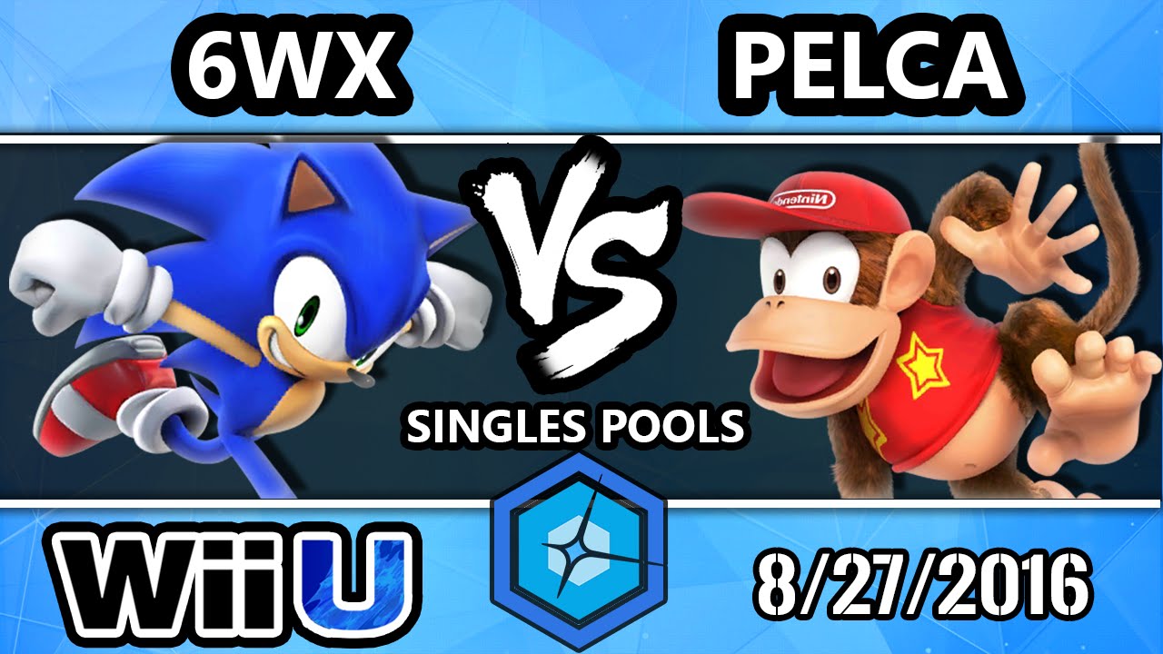 Shine 2016 Smash 4 - Circa | 6WX (Sonic) Vs. UG | Pelca (Diddy Kong) SSB4 R2 Pools - Smash Wii U