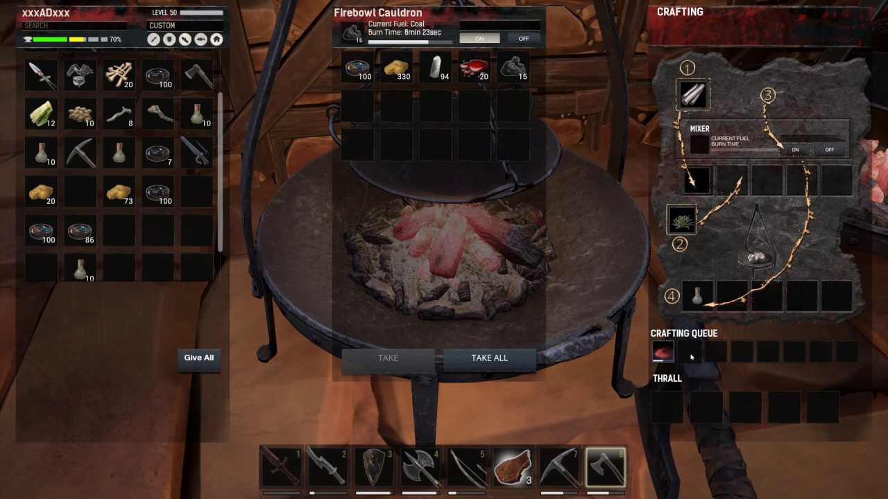 Conan Exiles.Как сделать Драконий порошок/ How to Make Dragonpowder