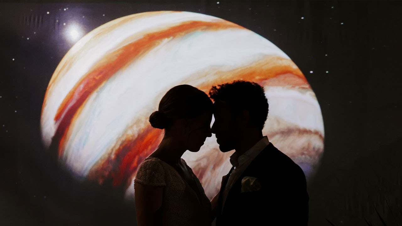 1 hour Jupiter, looping space theme visual, no audio, VJ loop