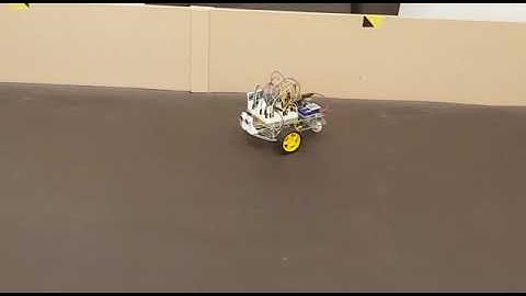 Wall following robot testing