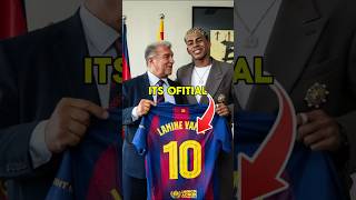 Lamine Yamal Becomes Barcelona’s New Number 10! 🔥