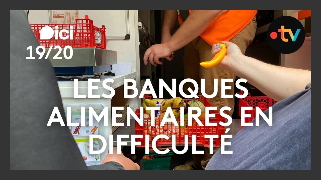 Les banques alimentaires en difficulté l'été