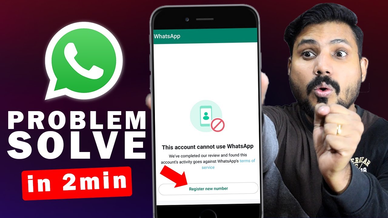 How to fix this account cannot use whatsapp problem 2024 whatsapp