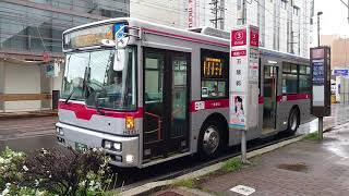 Ｈ４４８１@雨の五稜郭バス停