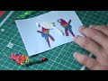 Sculpting of earrings &quot;Parrots&quot; from polymer clay. Coloration of polymer clay with dry pastel. DIY