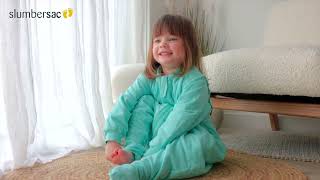 Slumbersac Baby Sleeping Bag Aqua 🌊 | Calm Ocean-Inspired Sleepwear for Babies