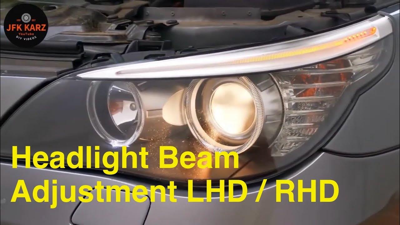 BMW 5 SERIES E60 E61 HEADLIGHT SWITCH 4 RHD CARS TO DRIVE IN LHD