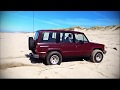 My 91 Isuzu Trooper.        Don't get stuck on the sand !!!