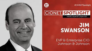 CIONET Spotlight with Jim Swanson, Johnson & Johnson screenshot 3