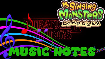 Stranger Things Theme "Music Notes" - MSM Composer