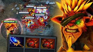 Insane Damage Dealt Bristleback Raid Boss x2 Heart🔥🔥🔥43Kills Dota 2