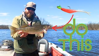 Do's and Don'ts for Shallow Rocky River Walleye