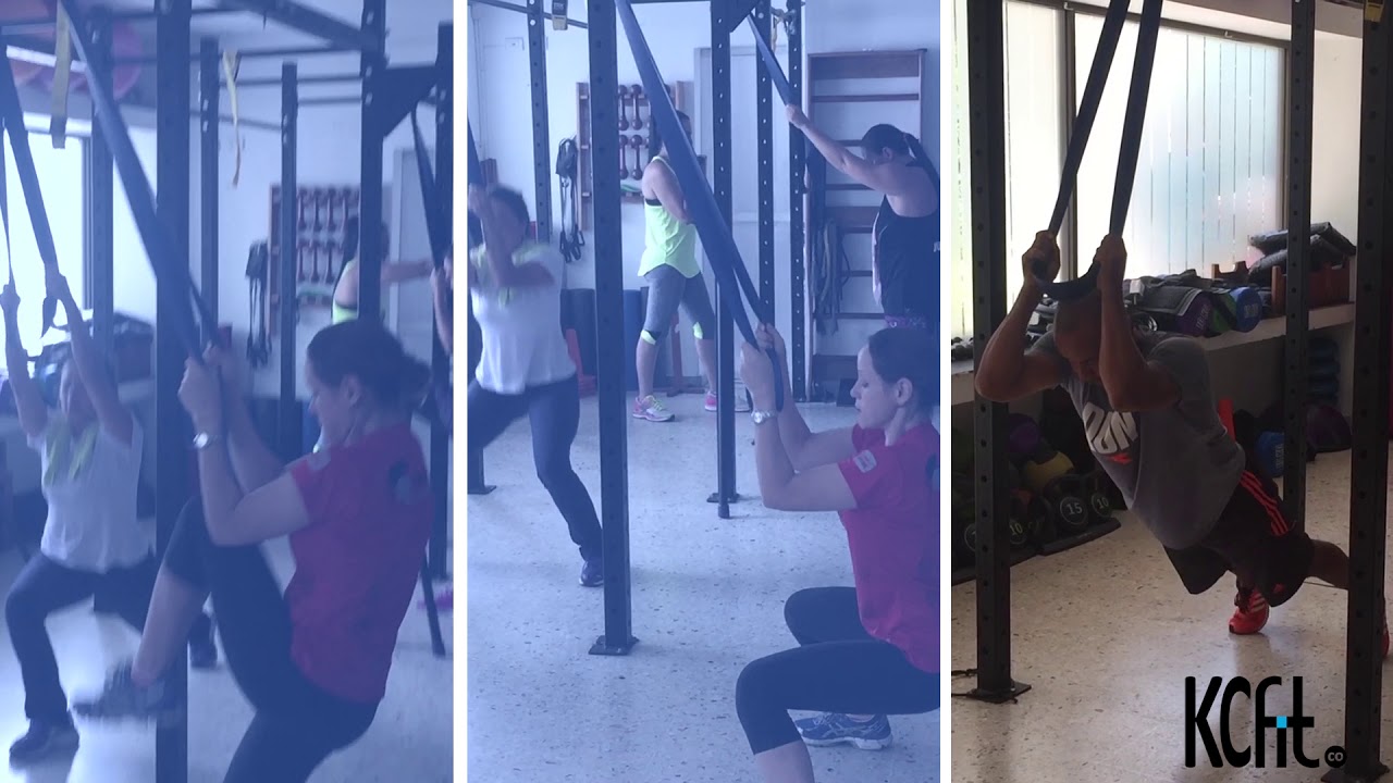Entrenamiento KCfit - Trabajo de fuerza y quema de grasa localizada con bandas de fuerza entrenamiento running