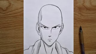 How To Draw Saitama From One Punch Man | Saitama Step By Step | Easy Tutorial