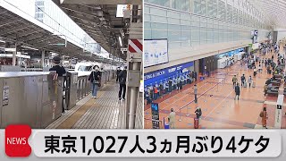 東京で新たに1,027人感染 ３ヵ月ぶり1,000人超　緊急宣言下のGW初日は（2021年4月29日）