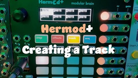 Hermod+ Creating a Track